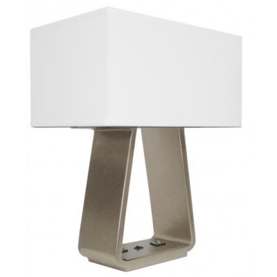 Oswego Silver Bedside Table Lamp