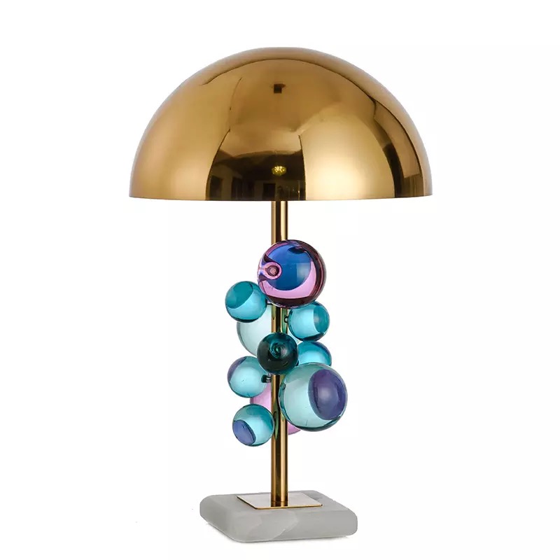 Colorful Glass Table Lamp Contemporary Table Lamp