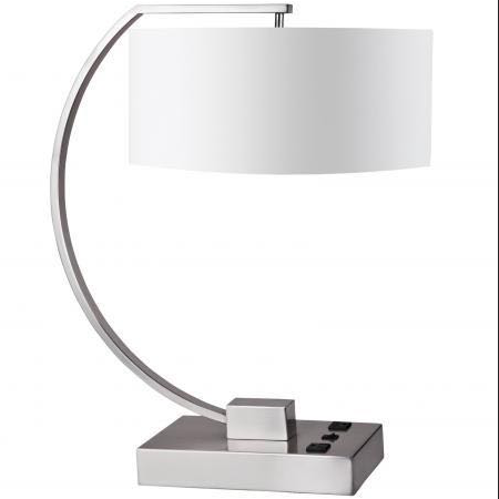 French Country Table Lamp Brushed Nickel