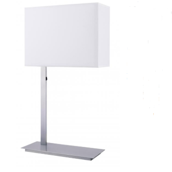 Wire Table Lamp In Brushed Nickel