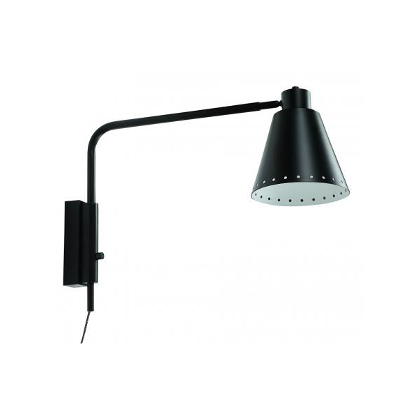 Wall Reading Lamp In Matte Black