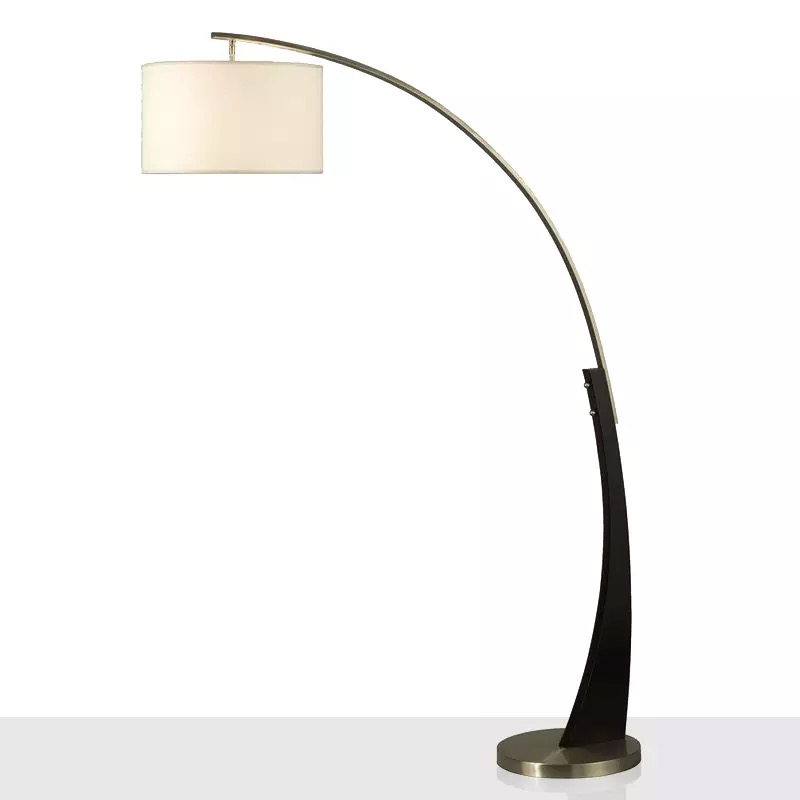 Standing Lamp For Reading With Curved Arm