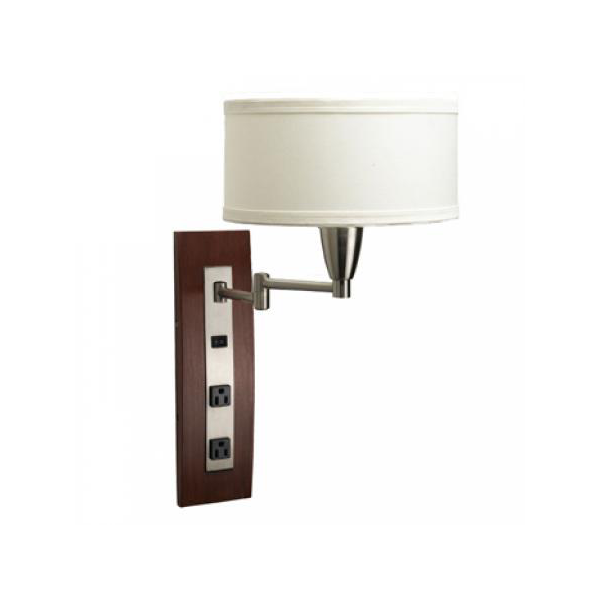 Wall Sconce With USB & Outlets
