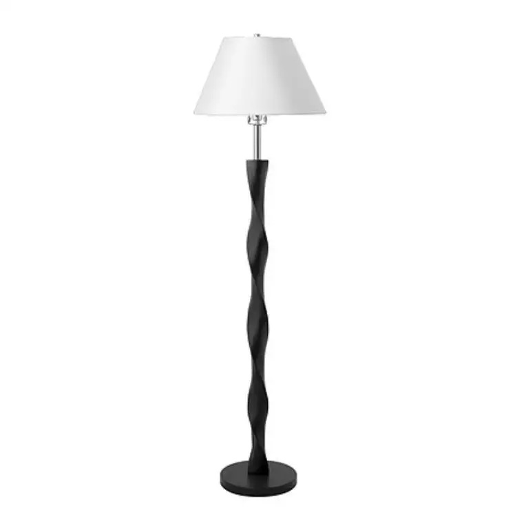 Standing Lamp For Nursery Black-Brushed Nickel