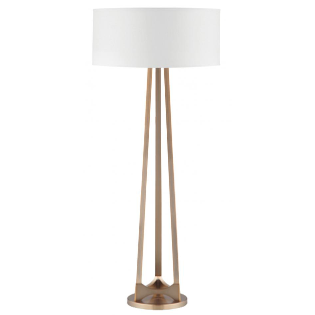 Tripod Floor Lamp Brass