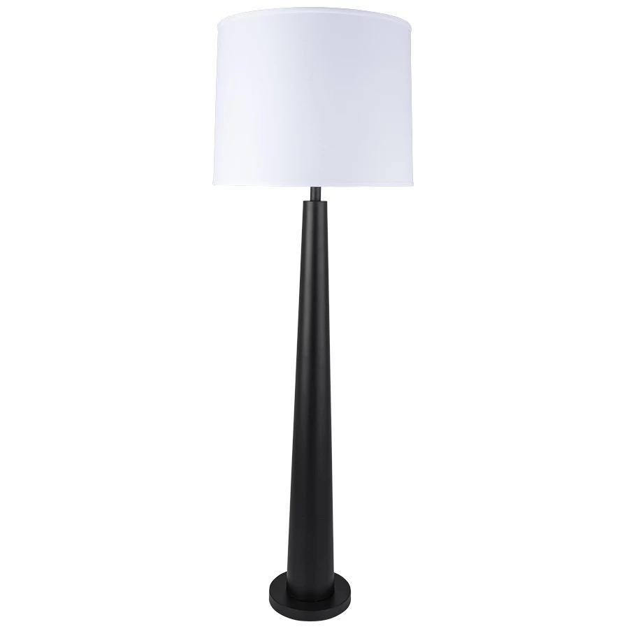 Living Room Standing Lamp With White Shade