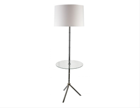 Simple Tripod Floor Lamp With Glass Plate