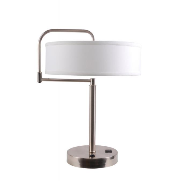 Table Lamps Contemporary In Brushed Nickel