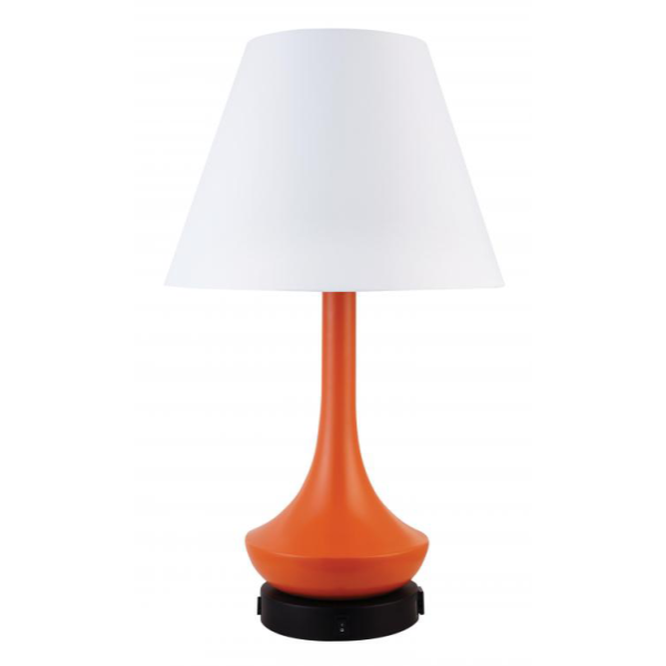 Orange Table Lamp For Decor
