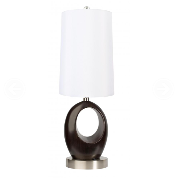 Walnut Table Lamp For Bedside