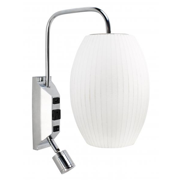 Details about   Espirit Wall Sconce White Haze/Silver Lead to Detail TAG 418 