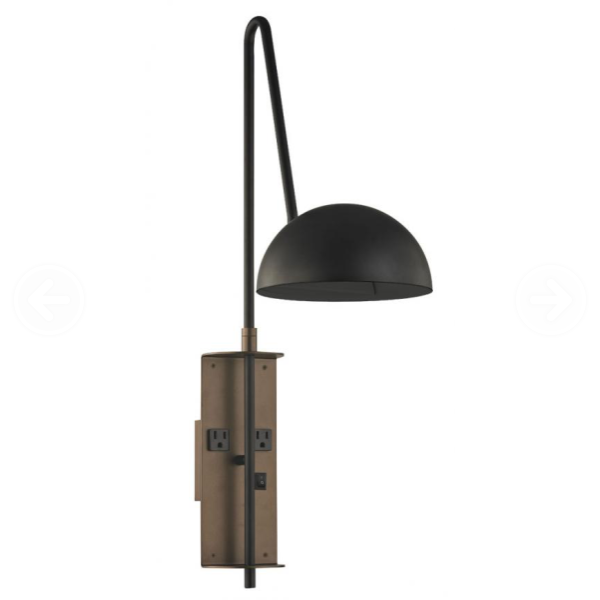Matte Black Wall Lamp For Entry Use