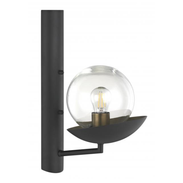 Wall Mounted Glass Sconce With Rocker Switch