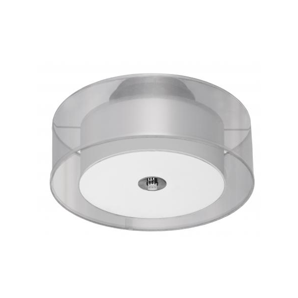 Brushed Nickel Round Ceiling Fixture