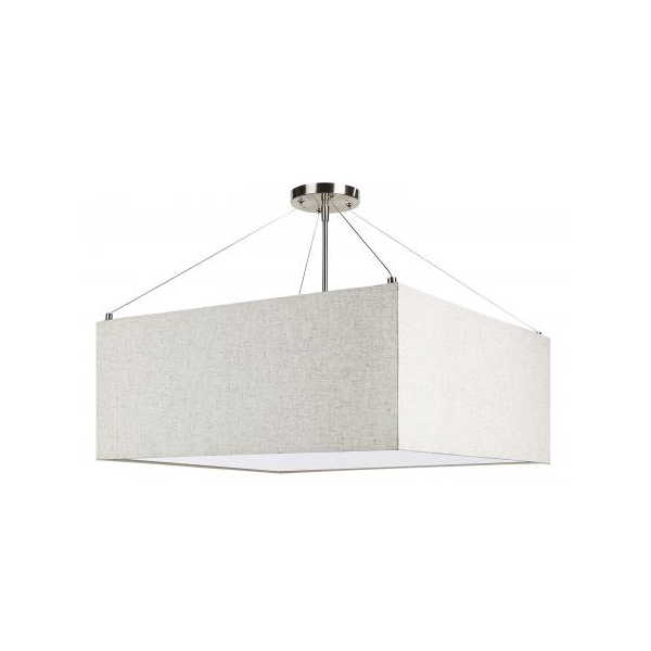 Square Fabric Pendant Light