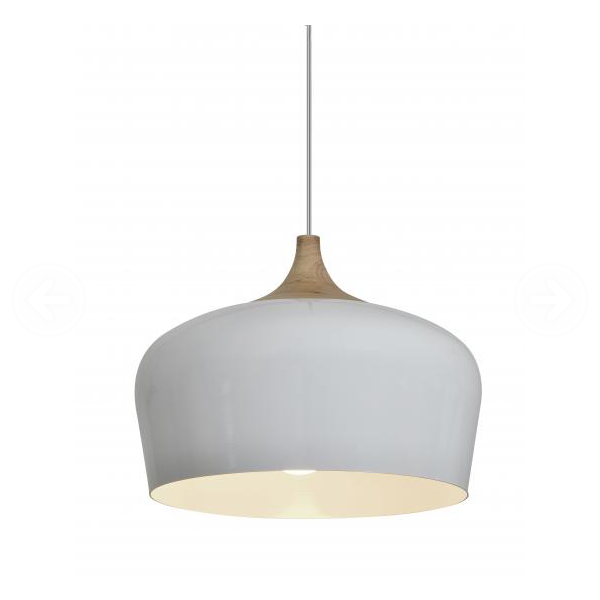 Natural Matte White Pendant Light