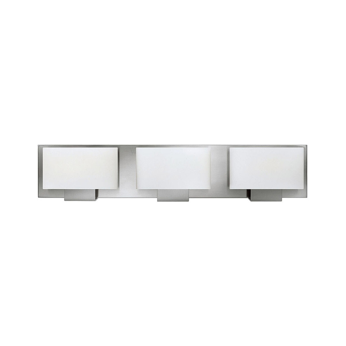 3 Light 24 inch Brushed Nickel Bath Light Wall Light in Incandescent